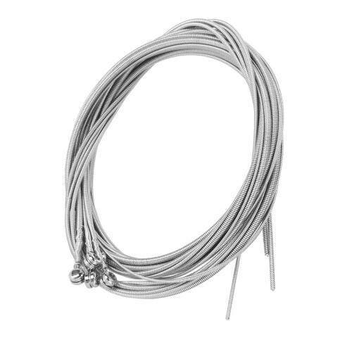 15Pièces Ensemble Cordes En Acier Argent Pour Basse 5 Cords