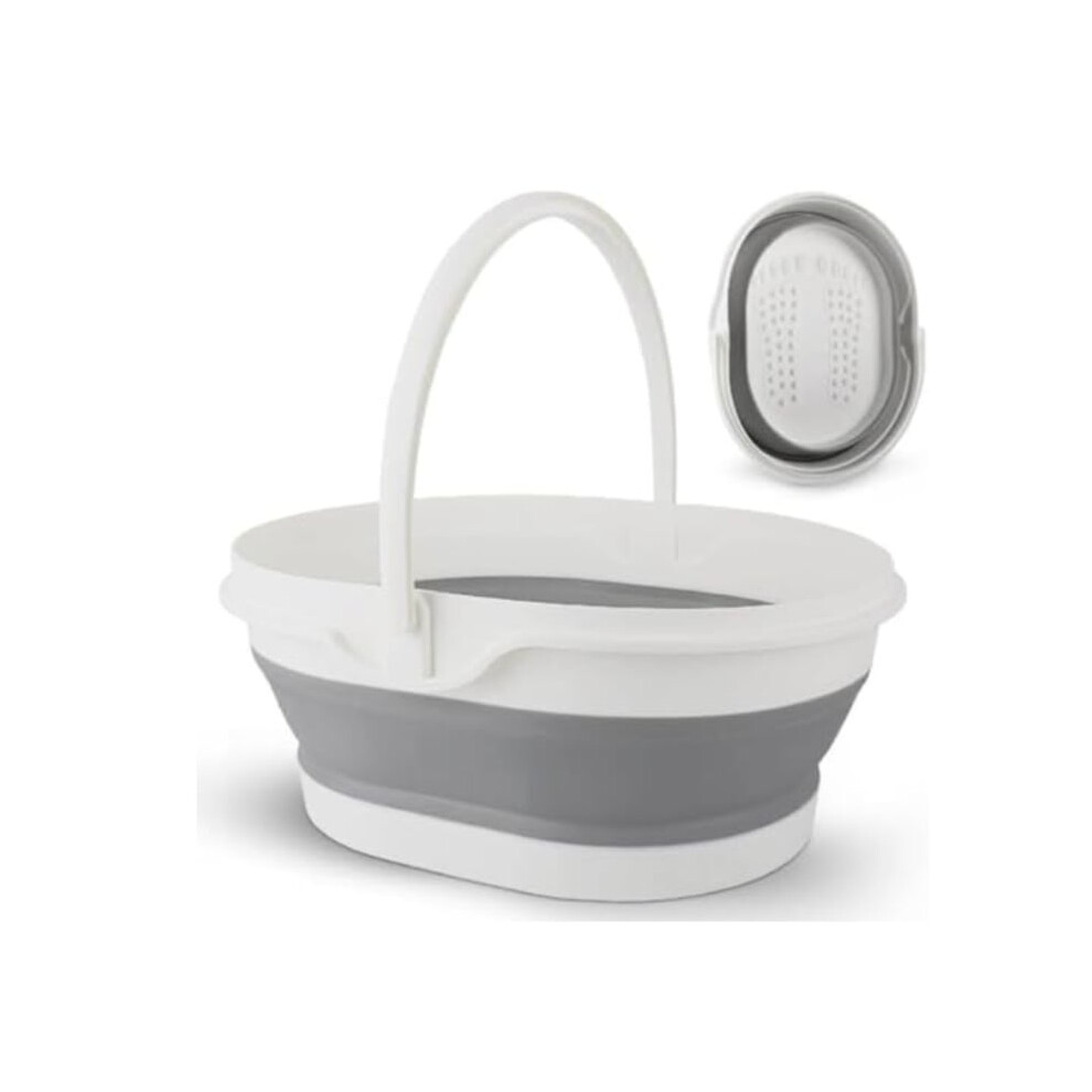 Collapsible Foot Soaking Tub Portable Plastic With Handle 9097180110262