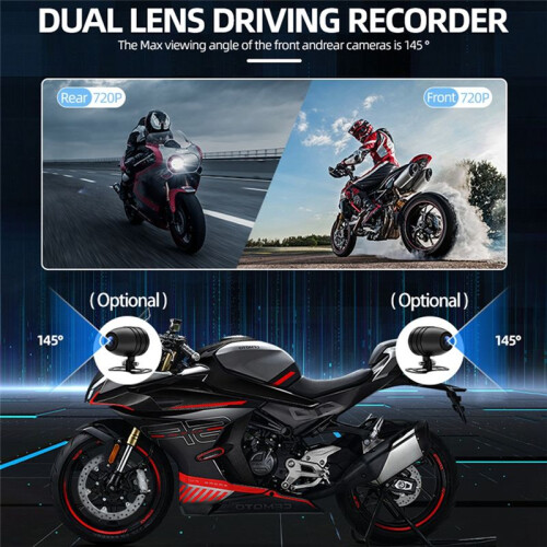 Motorcycle 7 Inch Navigation Screen Waterproof  Portable Screen Wireless Carplay Android Auto MP5 Player 2