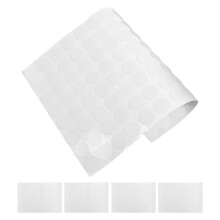 Durable White PVC Furniture Screw Cap Stickers Self Adhesive