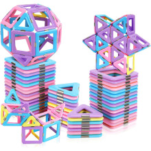 30PCS Magnetic Building Tiles for Kids 3-8+ | STEM Educational Toys | Compatible with Major Brands