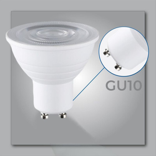 10PCS Ceiling Spotlight Set 7W GU10 Base  Saving Downlight LED Light Indoor Lighting 3000K Warm White Light 2