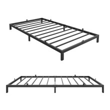 Heavy Duty Metal Bed Frame,Platform Bed Frame with Storage Under Bed No Box Spring Needed,Sturdy Mattress Foundation,Noise Free,Twin/Full/Queen/King