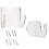 5Ensembles Support Mural Guitare Transparent Pour Stockage 1