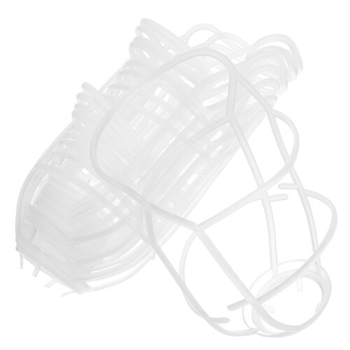 100Pcs White Plastic Saline Bottle Storage Nets Hospital Use