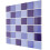 Worgeous 36 Pcs Wall Tile Pool Accessories and Backsplash Decoration Blue 6