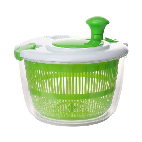 Centrifugadora de plástico para ensaladas, frutas y verduras