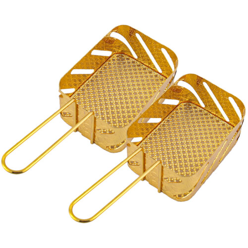10Pièces Mini Panier À Frites Métal Pour Restaurant