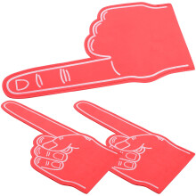 6St Rode Foam Handen Als Luidsignalen En Sport Fan Accessoires