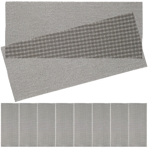 50Pièces Abrasives Textile Noires Résistantes Pour Usage Bois
