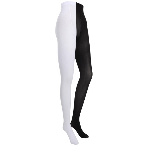 3Pièces Bas Collants Multicolores Soie Élastique Femme Style