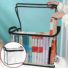 Caixa para guardar quadrinhos, caixa dobrável para guardar DVDs, bolsa transparente para guardar gibis, menino, menina, quadrinhos, volume único,