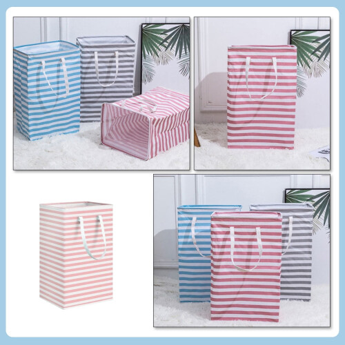 Panier à linge, boîte pour articles de bébé, tissu Oxford rose 1