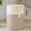 Panier à linge pliable en corde de coton 58 L 1