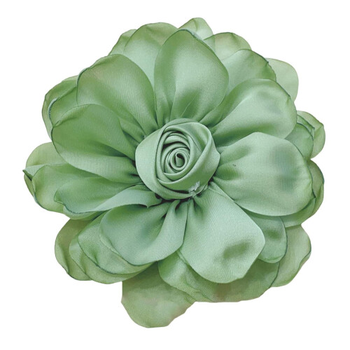 10 cm rostygblommaaccessoar för kvinnor 2