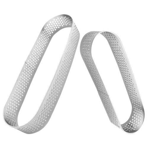 6Pièces Cercles À Gâteau Multiusage Acier Antidérapant