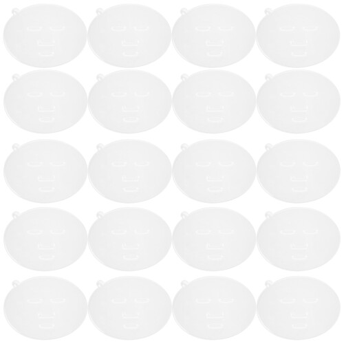 40Pièces Kit Moules DIY Durable PVC Transparent Enfants 1