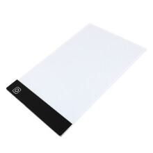 2Stk Mobiles A5 LED Zeichenbrett Kopierbrett Zeichentafel Schwarz