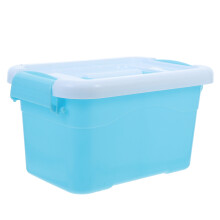 Set Of 2 Children'S Toy Storage Box Plastic Containers With Lids Bin