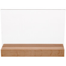 2Pièces Présentoir Transparent Pour Carte Décorative