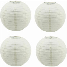 4 farolillos de papel con pantalla para lámpara, farolillos colgantes chinos y japoneses para el hogar, fiestas, bodas y decoración navideña.