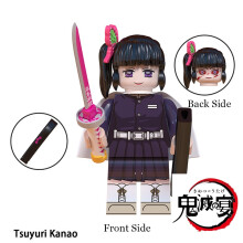 (Tsuyuri Kanao)Demon Slayer Assembled Building Blocks Iguro Obanai Kanroji Mitsuri Toy Puzzle