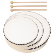 12Pièces Tambourins Main Bois Pour Percussion Éducation Et Performance