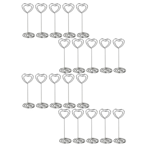 100Pièces Accessoires Memo Argentés Clips Pour