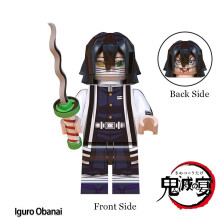 (Iguro Obanai)Demon Slayer Assembled Building Blocks Iguro Obanai Kanroji Mitsuri Toy Puzzle