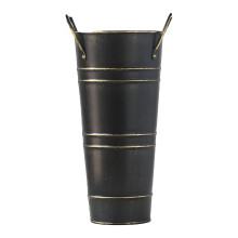 GASTROPOD Umbrella Holder Vintage Style Zinc-Coated Iron Umbrella Holder for Entryway 23x7.5cm,Black