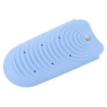 2Pièces Silicone Bleue Souple Pour Fer À Lisser Et Boucleur
