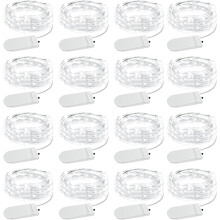 Conjunto de 16 luzes de fada LED a bateria, 2,13 m (7 pés), à prova d'água IP68.
