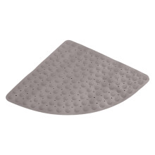 Tappetino da doccia antiscivolo a forma di ventaglio, 54x54 cm, con rilievi massaggianti.