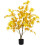 1.2M Artificial Red/Yellow Maple Tree, Bionic Potted Tree for Window, Courtyard & Living Room Decoration 1