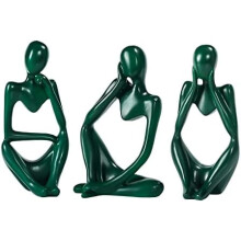 Sculptură din rășină „Gânditor auriu” înălțime de 11,9 cm
