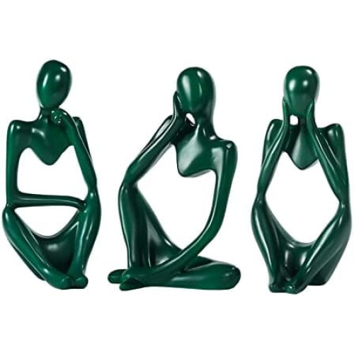 Γλυπτό ρητίνης Gold Thinker 4,7" Υ