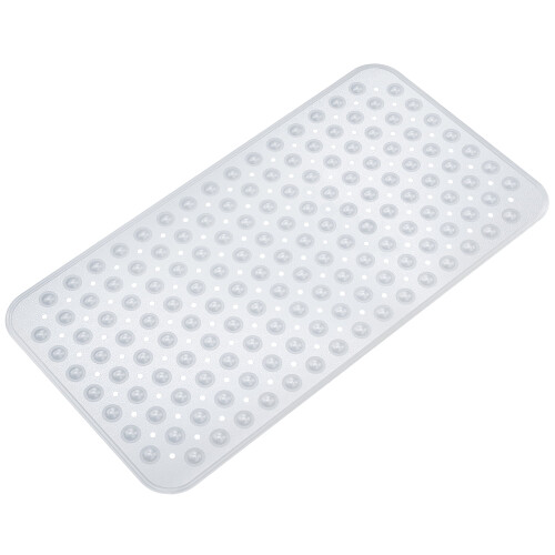Tapete de banho antiderrapante com 200 ventosas, 86 x 56 cm (34 x 22 polegadas)