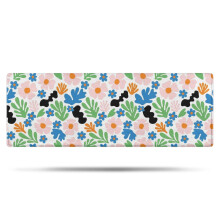 Pioneer Flower badkamermat met antislip microvezelprint