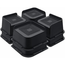 Bed Risers 3 Inch Heavy Duty, Furniture Risers for Bed Desk Table Sofa Couch,Oversized Bed Lifts Risers, Support up to 5000 Lbs(8 Pack Black)