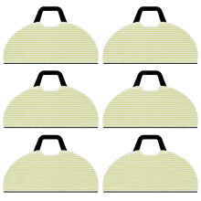 Set van 6 microvezel dweilpads voor de Shark AV2610WA RV2610WD stofzuiger.