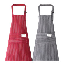 Women's Kitchen Aprons with Pockets 2 Pack Red Black