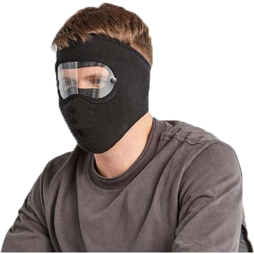 Winter Windproof Face Mask with Detachable Goggles