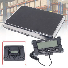 440lbs Stainless Steel LCD Digital Floor Scale for Packages, Shipping & Luggage – Compatible with USPS, FedEx, UPS
