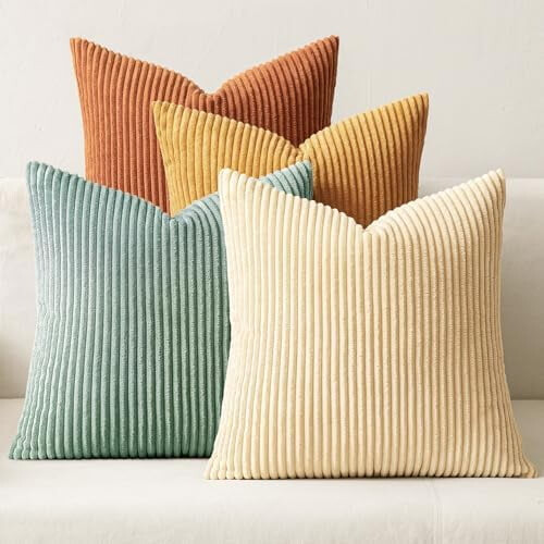 Μαξιλαροθήκες Boho Αγροικίας Σετ 4 τεμαχίων 20x20 ιντσών