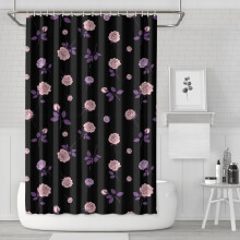 Pioneer Flower Duschvorhang 72x72 Zoll mit 12