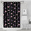 Cortina de chuveiro floral Pioneer Flower 72x72 polegadas com 12 1