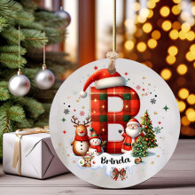 Ensemble de 26 lettres en acrylique à suspendre – Alphabet transparent pour décoration murale/fête, plaques nominatives personnalisées,