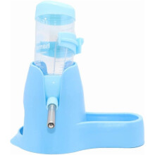 Hamster Water Bottle with Food Container Base Hut No Drip Drinking Dispenser for Dwarf Hamster Rats Mouse Gerbil Mice