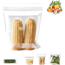 Sacs de conservation des aliments réutilisables à double fermeture, de qualité alimentaire