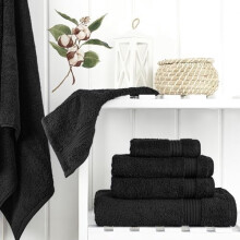 Conjunto de 6 toalhas de algodão turco, 600 g/m²